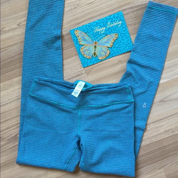 🍋 Reversible Rhythmic tights Size 14 kids/4 Adults - Picture 8 of 9